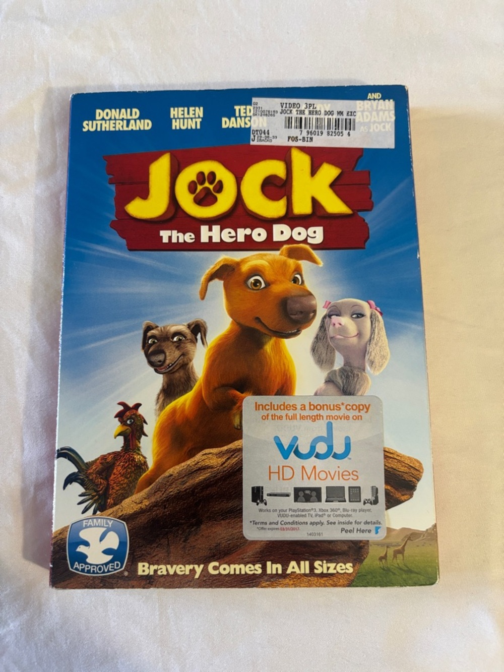 Jock The Hero Dog DVD